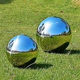 Operitacx 6" Mirror Polished Stainless Steel Sphere Garden Ornament view 8