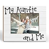 BCUANGD Auntie Picture Frames - Aunt Gifts from Niece Nephew,Best New Auntie Gifts Promoted to Aunt Photo Frame, Christmas Birthday Gift for Female Sister 5x7 Picture Frame
