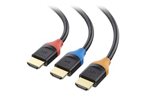Cable Matters 3-Pack High Speed HDMI Cable 15 ft with 4K @60Hz, 2K @144Hz, FreeSync, G-SYNC and HDR Support for Gaming Monitor, PC, Apple TV, and More