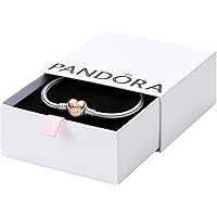 Amazon.com: PANDORA Moments Family Tree Heart Clasp Snake Chain