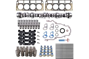 Truck Norris Cam Kit Fit for GM Chevy Gen 3/4 LS 4.8L 5.3L Vortec (Include Camshaft, Lifters w/Trays, Springs, Pushrods, Gask