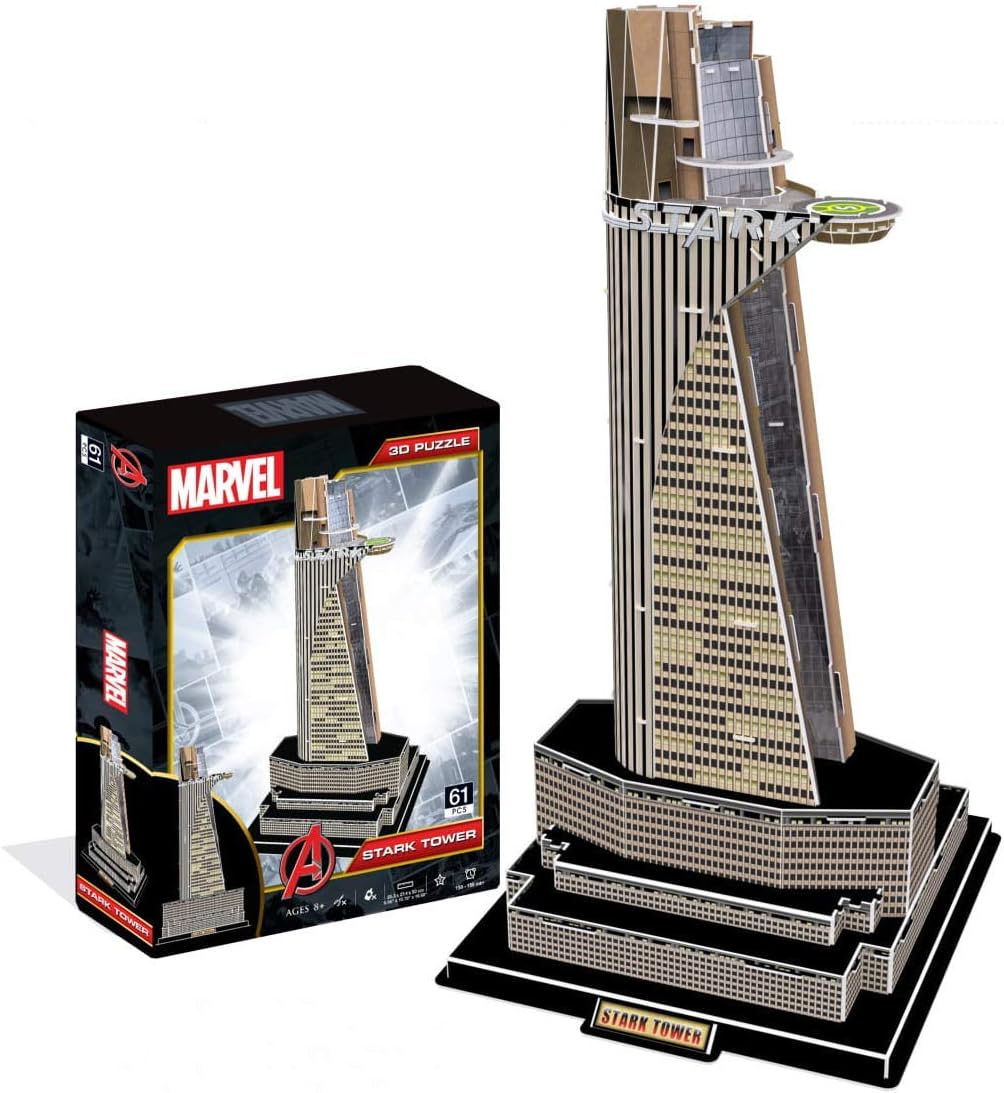 4D Cityscape Puzzle - 3D Puzzle: Marvel 
