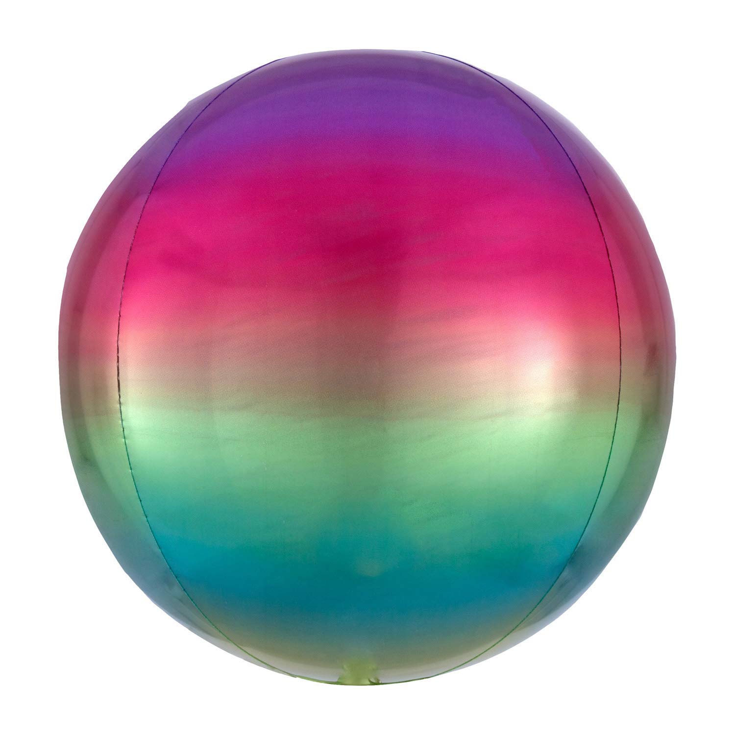 Anagram 3985001 UltraShape Foil Balloon 1 Each Ombre Orbz Rainbow