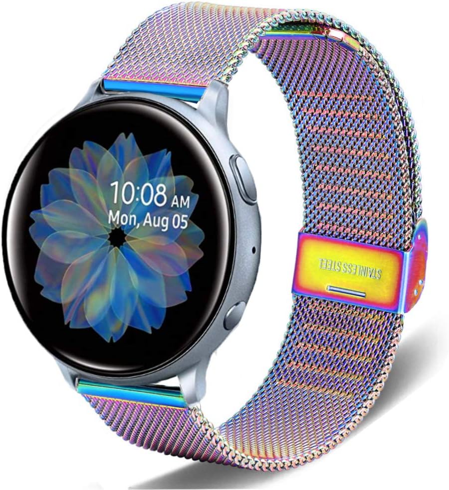 DEALELE Compatible with Samsung Galaxy Watch 6 / 6 Classic / 5 / 5 Pro / 4 / 4 Classic / 3 41mm / Active 2