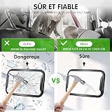 Vinabo Baby Car Mirror Unbreakable 360° Adjustable Rear View Safety view 5