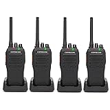 Digital & Analog Two Way Radios - CONNECOM Business Rechargeable 4W High Power Walkie Talkies Suitable for Commercial, Constr