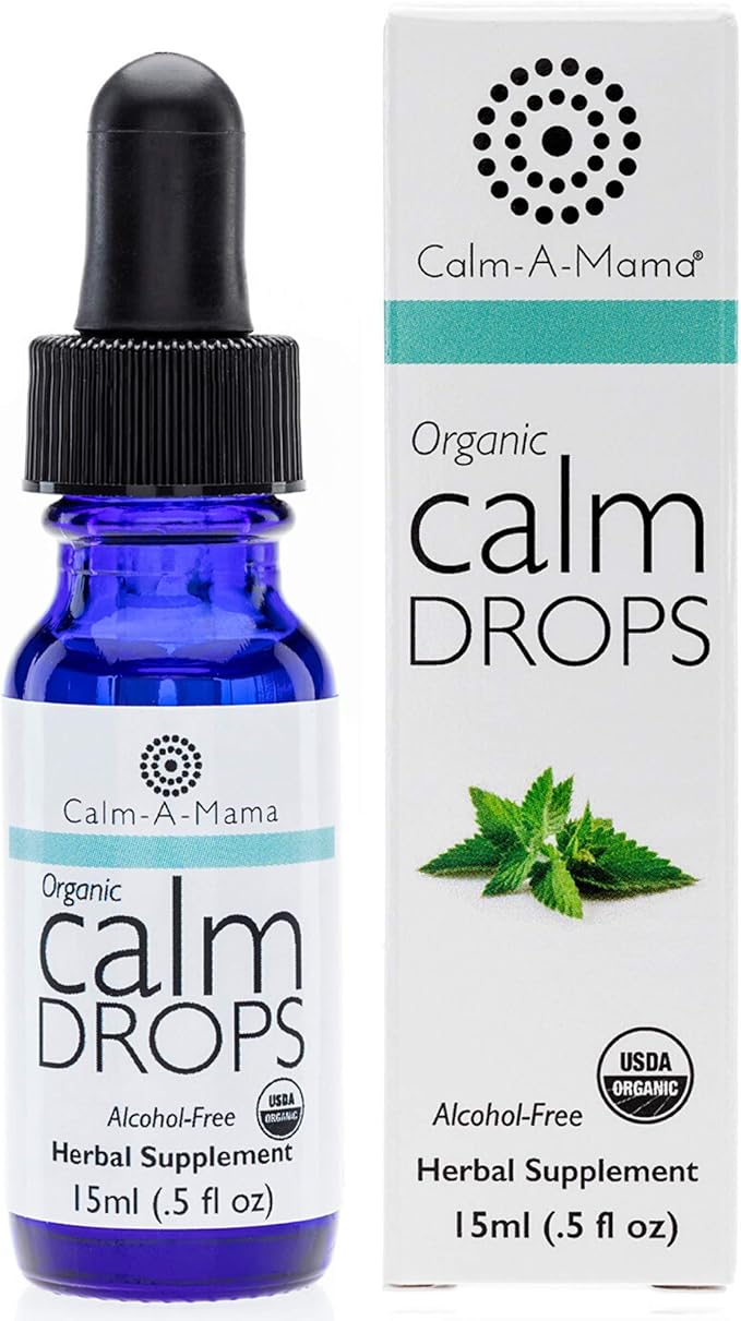 CalmaMama Organic Calm Drops for Pregnant Women, Nursing Moms
