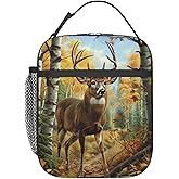 VANZEV Lunch Box for Women Men, Deer Insulated Lunch Box Reusable Portable Lunch Bag Cooler Tote Waterproof Lunch Container for Office Picnic Work Travel Hiking