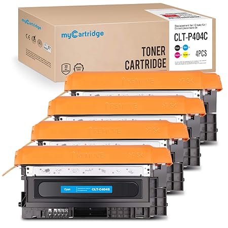 MyCartridge Toner Kompatibel zu CLT-P404C für Samsung Xpress c480fw c480w C480 C480FN C430 C430W(Schwarz/Cyan/Magenta/Gelb)