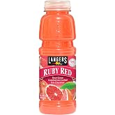 Langers Ruby Red Grapefruit Juice Cocktail, 15.2 Fl Oz (Pack of 12)