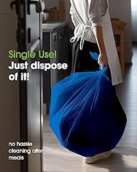 Pureegg Plastic Table Cloth Disposable 10 Pack, 54