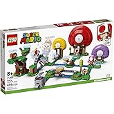 LEGO Super Mario Toad’s Treasure Hunt Expansion Set 71368 Building Kit; Toy for Kids to Boost Their Super Mario Adventures with Mario Starter Course (71360) Playset (464 Pieces)