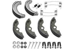 JAVIK Brake Shoes Kit Front & Rear for Honda Fourtrax 300 2x4 1988-2000 TRX300