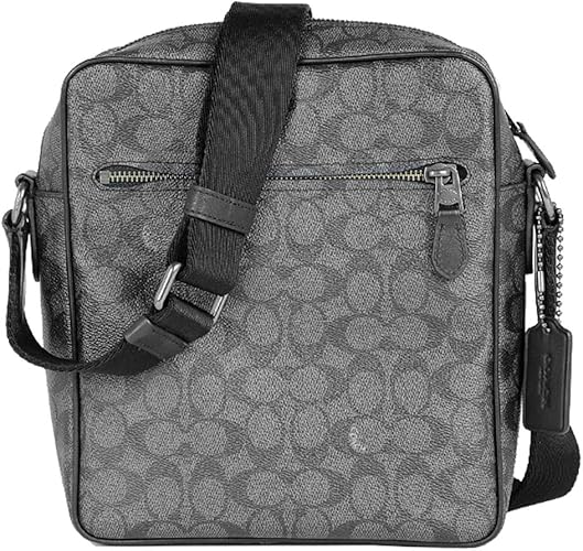 Amazon アウトレット Coach コーチ メンズ ショルダーバッグ Qbchr チャコール ショルダーバッグ