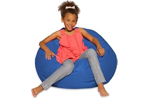 POSH CREATIONS Posh Beanbags Bean Bag Chair, Large-38in, Solid Royal Blue