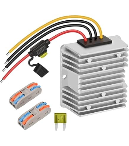 DC 48V Buck to 12V 60A 720W Buck Converter Power Converter Waterproof Module Transformer is Used for Golf Cart, Club Car and Other Vehicles