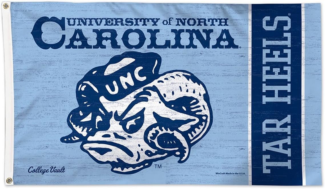 WinCraft University of North Carolina Throwback Vintage 3x5 College Flag