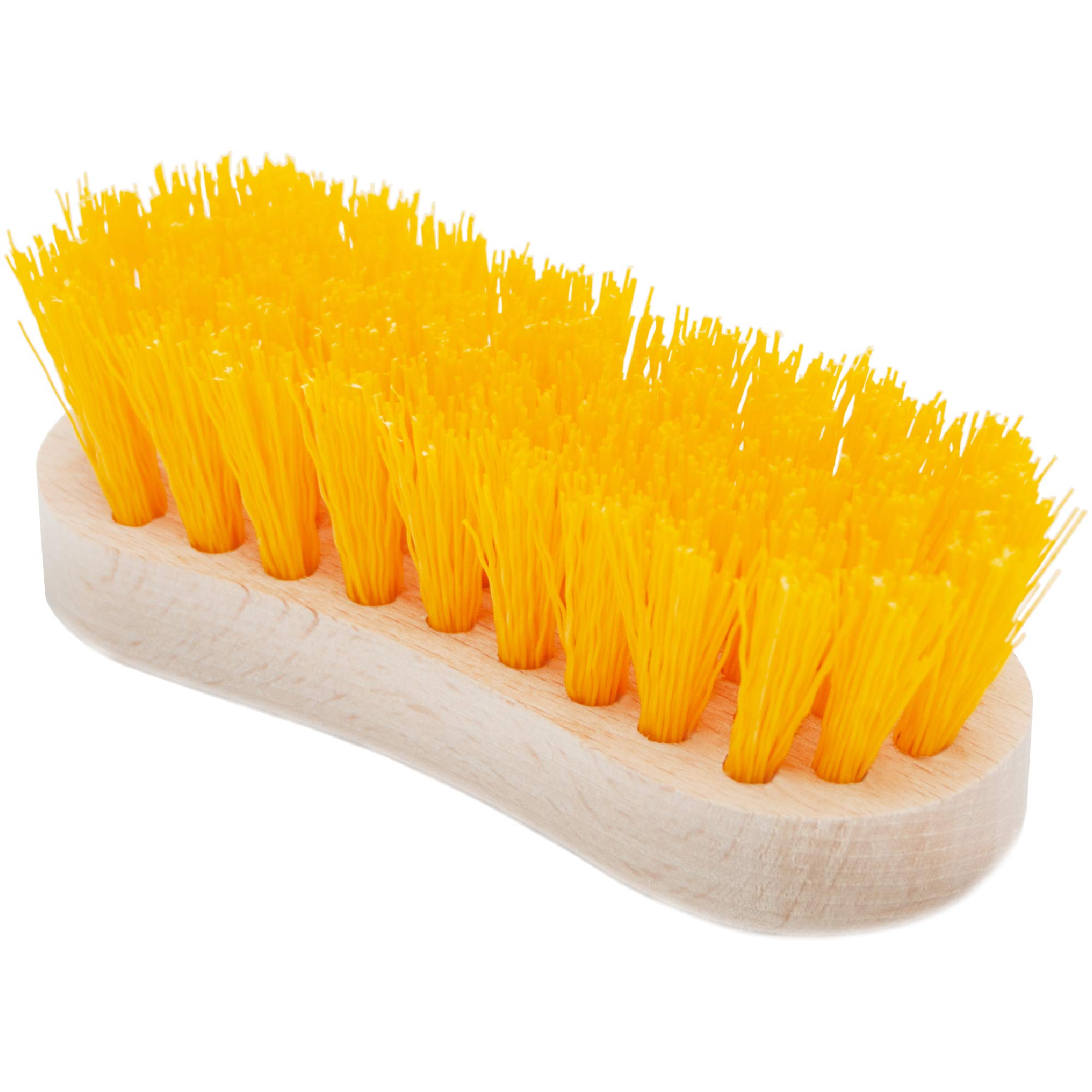 Harrison Greys Scrubbing Brush Heavy Duty - Hand Scrubber Brush, Hard Bristle Carpet Brush, Wooden Cleaning Brush With Stiff Bristles, Decking Scrubbing Brushes, Floor Cleaner