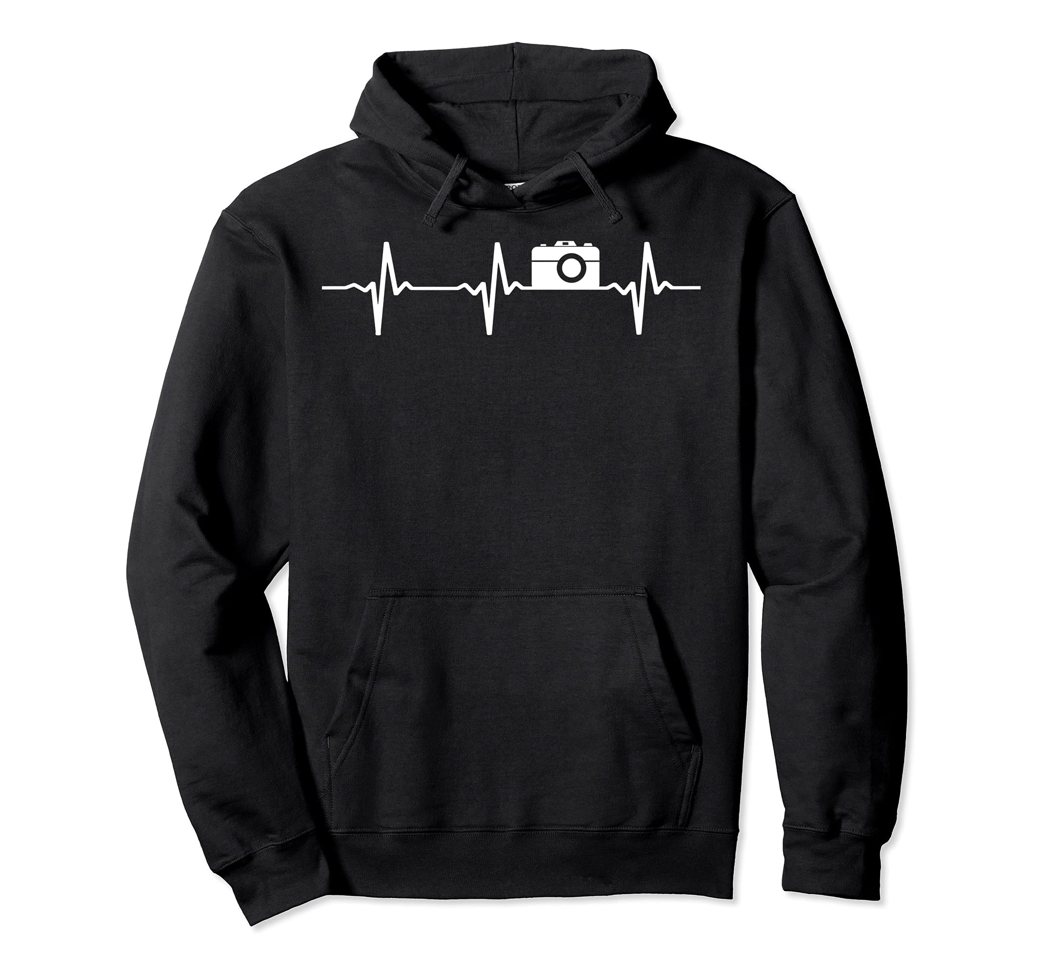 photographers camera heartbeat frequency photography lovers Pullover Hoodie