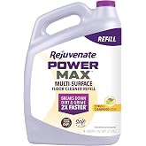 Rejuvenate PowerMax Multi-Surface Floor Cleaner 128 Oz, Citrus &amp; Cedarwood | Breaks Down Dirt &amp; Grime 2x Faster*, Use on Sealed Hardwood, Laminate, Vinyl &amp; Tile Flooring, Steak-Free &amp; Residue-Free