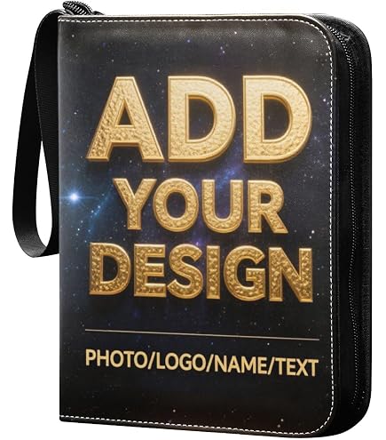 Amazon.com: Custom Sports Card Binder DIY Design Trading Card Binder  Collectible Game Card Albums with 50 Sleeves Protectors Storage for Baseball  Cards Storage Organizer Gift (Custom, L(900pockets)) : Toys & Games