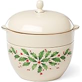 Lenox Holiday Serveware Collection, Porcelain Tableware, Stackable Bowl Set