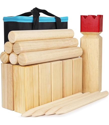 Set De Juegos Para Niños Exterior Jardin Kubb Juego De Patio