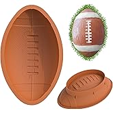 Football Cake Pan Mold, 11.6 Inch 3D Football Shaped Silicone Molds for Baking, Large Breakable Football Chocolate Mold for Football Bowl Game Night, Birthdays, Sports-Themed Party