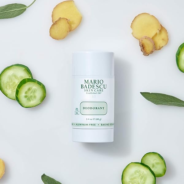 MARIO BADESCU DEODORANT INFUSED WITH SKIN-LOVING BOTANICALS | ALUMINUM AND BAKING SODA-FREE | KEEPS UNDERARMS FRESH ALL DAY | FOR DAILY USE | 2.4 FL. OZ