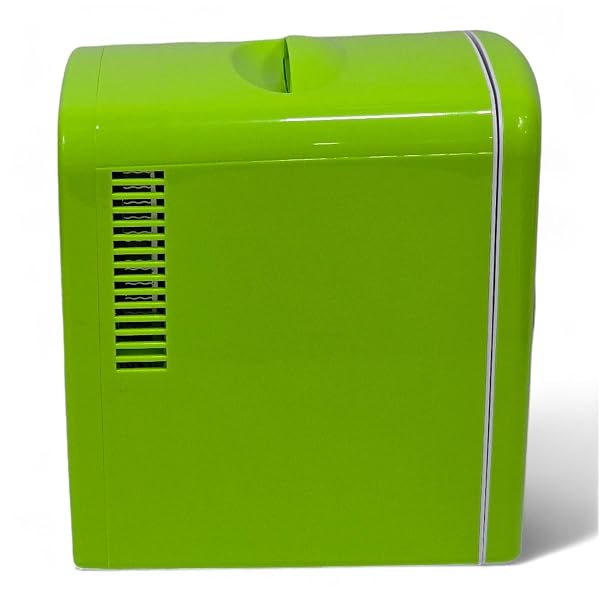 CURTIS MOUNTAIN DEW MIS134MD, MINI PORTABLE COMPACT PERSONAL FRIDGE COOLER, 4 LITER CAPACITY CHILLS SIX 12 OZ CANS, 100% FREON-FREE & ECO FRIENDLY, LIME