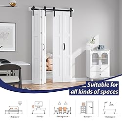 FREDBECK 48in X 84in (for 4 Doors 12x84) White Bi