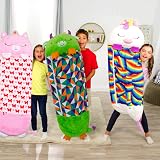 High Street TV Unicorn Childs Sleeping Bag 3-6yrs - Soft & Cosy view 2