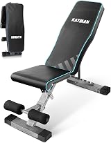 Kayman Adjustable Weight Bench 6 Back 4 Seat 3 Leg Levels Foldable Gym view 1