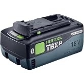 Festool 579271 BP 18 TBX 8 ASI 18V 8.0Ah Tabless Bluetooth Battery | 579271 BP 18 TBX 8 ASI 18V 8.0Ah tabless battery with Bluetooth, LED charge display and AIRSTREAM charging compatibility