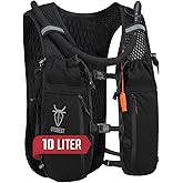 UTOBEST Upgrade Running Hydration Vest 10L, Running Backpack for Women Men Multi-Functional Storage, Adjustable Water Vest for Trail Marathon Race Jogging Cycling