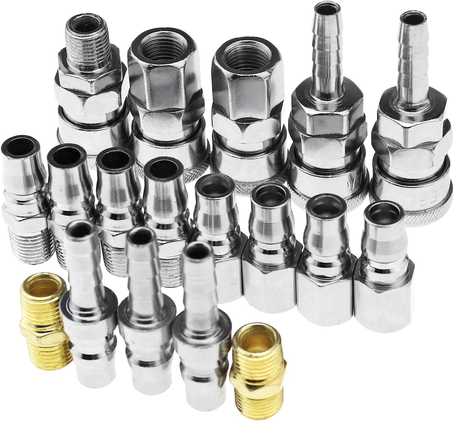 OTOTEC Air Hose BSP Air Compressor Fittings Kit Pneumatic Quick