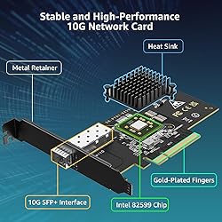 10Gb SFP PCIe Network Card with Intel