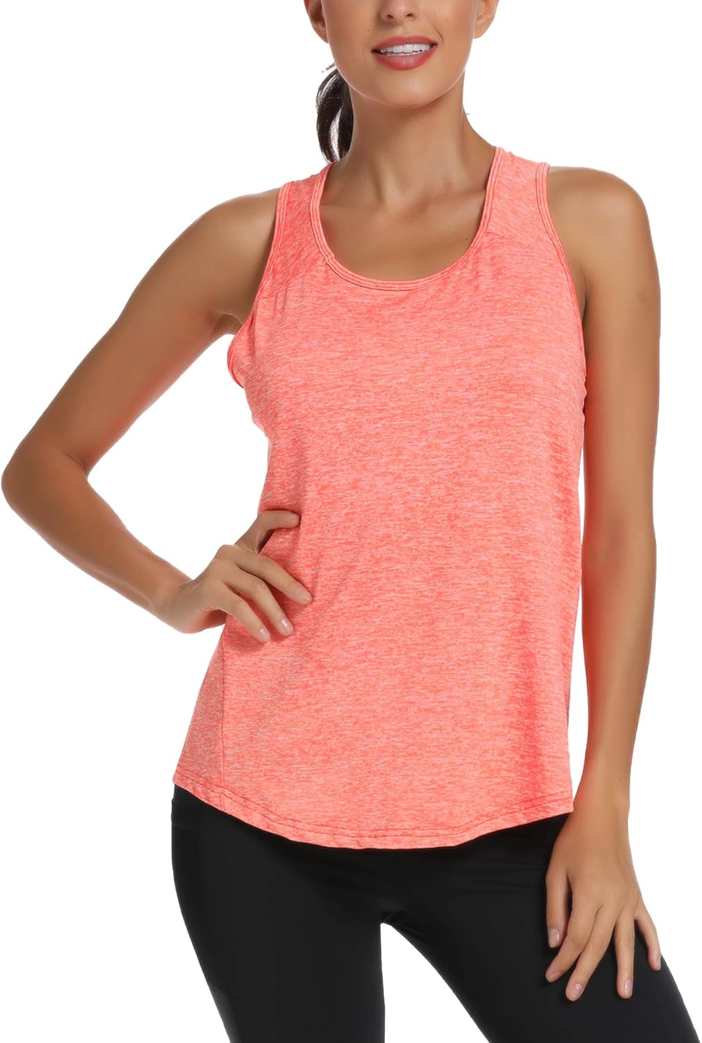 HLXFHB Workout Tank Tops for Women Gym Exercise Athletic Yoga Tops Racerback Sports Shirts: Clothing