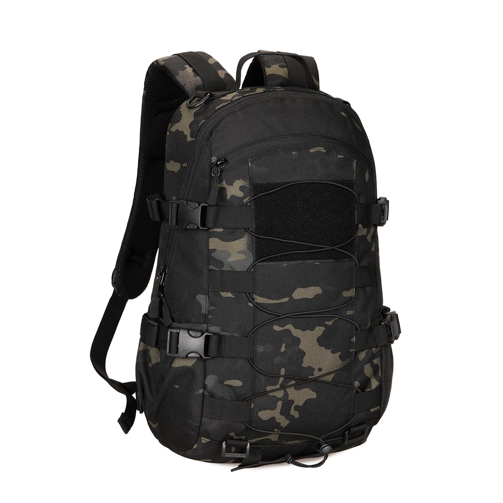 HUNTVP Small Backpack 15L/25L, Tactical Military Backpack Molle Rucksack for Men & Women, Versatile Daypack for School, Work, Cycling, Motorbike