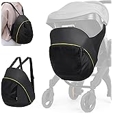 Upperkids Storage Bag for Doona Infant Car Seat Stroller, Large Capacity Diaper Bag, Wearable Backpack, Stroller Organizer, Easy Access Zipper, Water-Repellent Lightweight Baby Essentials Organizer