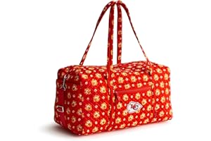 Vera Bradley Women's Cotton NFL Large Travel Duffel Bag (Multiple Teams Available)