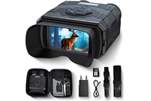 Anyork Rechargeable Night Vision Goggles - 1080P Night Vision Binoculars for Adults, 3.5'' Large Screen Binoculars can Save Photo and Video with 32GB Memory Card
