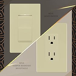 ENERLITES Rêve Collection Luxury Decorator Switch