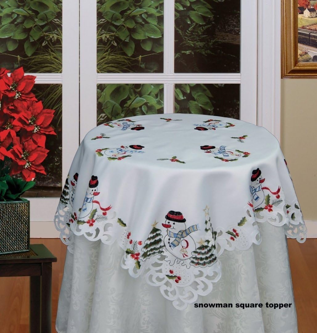 Best christmas table cloth embroidery kits