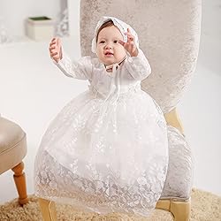 DPKM Baby Girl Baptism Dress 3PCS Infant