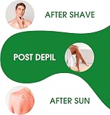 bleu & marine Bretania Organic Aloe Vera Gel 500ml Pure Natural Aftersun Face view 4