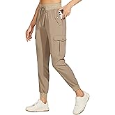 Willit Women's Hiking Pants Cargo Joggers Lightweight Quick Dry Athletic Workout Travel Casual Pants Pockets