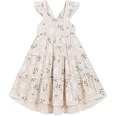 Hipea Toddler Baby Girls' Dresses Outfits Sleeveless Backless Colour Block Dress Kids Casual Beach Dresses