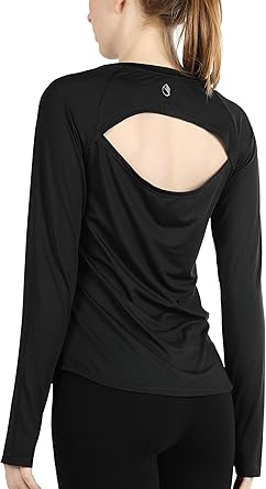 open back workout long sleeve