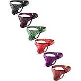 iKingsky Men's Colorful Thong Quick-dry T-back Underwear Sexy Bulge Under Panties for Men